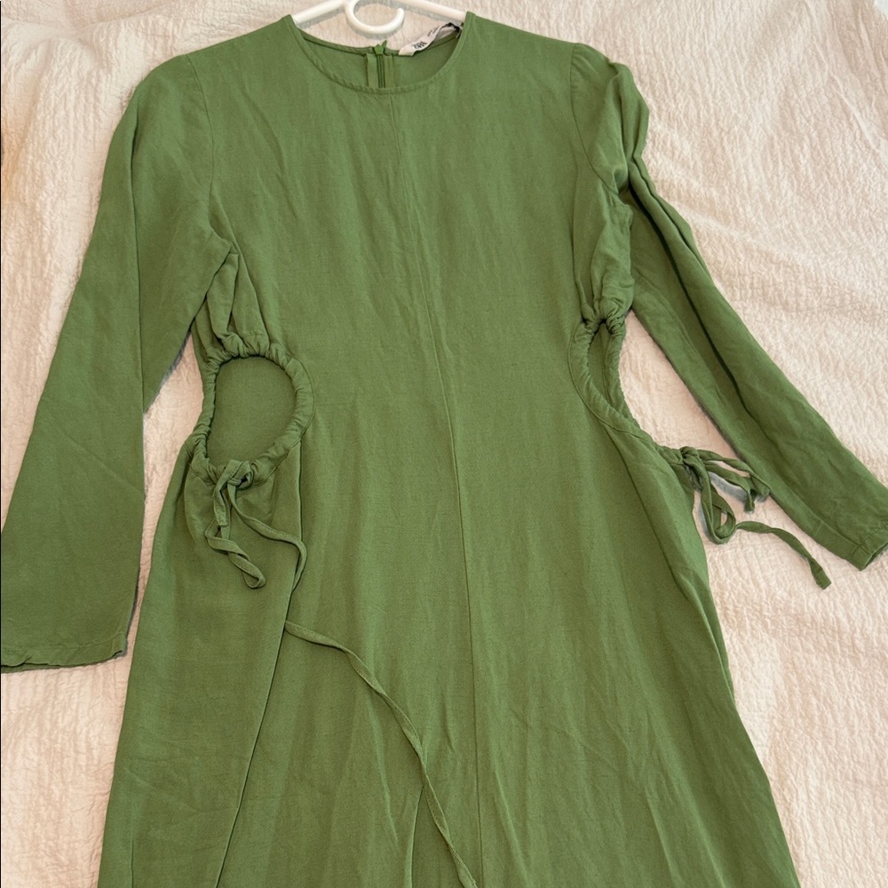 Zara maxi Elegant Green Women's Dress